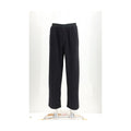 MM6 Black Cotton Casual Pants