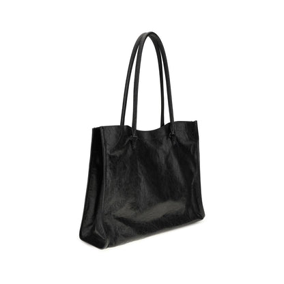 Sac bandoulière Balenciaga en agneau noir Ovis Aries Aries