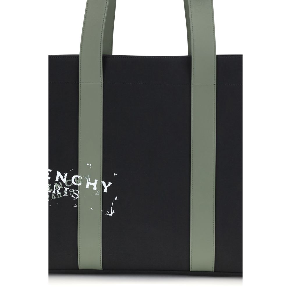 Borsa a tracolla Givenchy in cotone nero