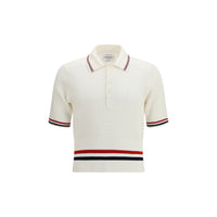 Polo Thom Browne in cotone bianco