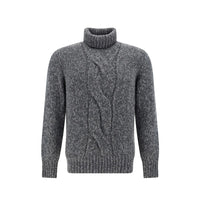Brunello Cucinelli Maglione in Cashmere Grigio