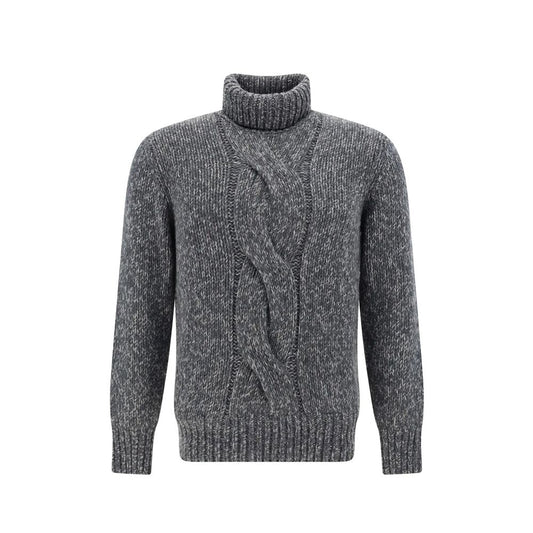 Brunello Cucinelli Maglione in Cashmere Grigio