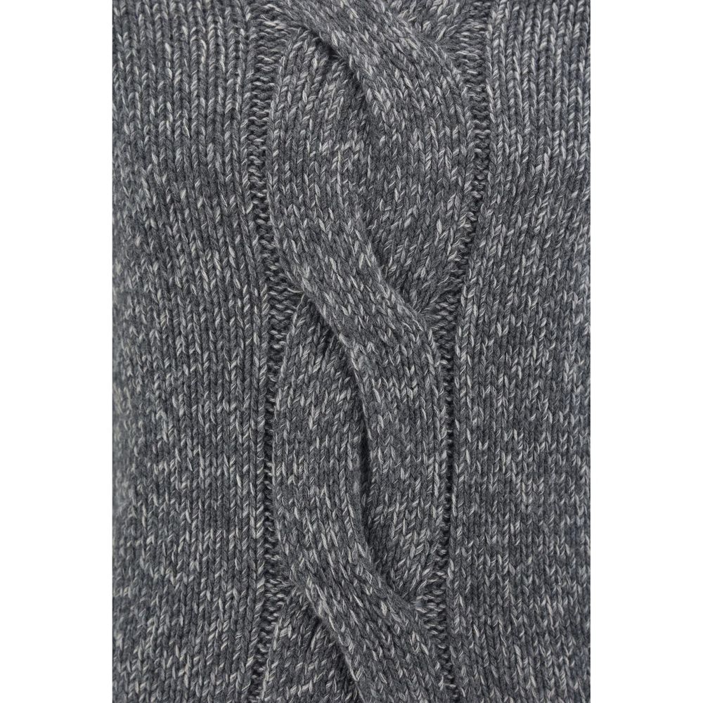 Brunello Cucinelli Maglione in Cashmere Grigio