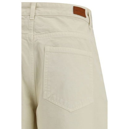 Pantaloni Casual Moncler Beige in Cotone