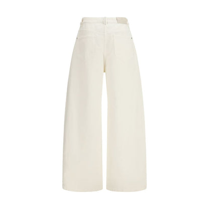 Pantalon décontracté Brunello Cucinelli en coton beige