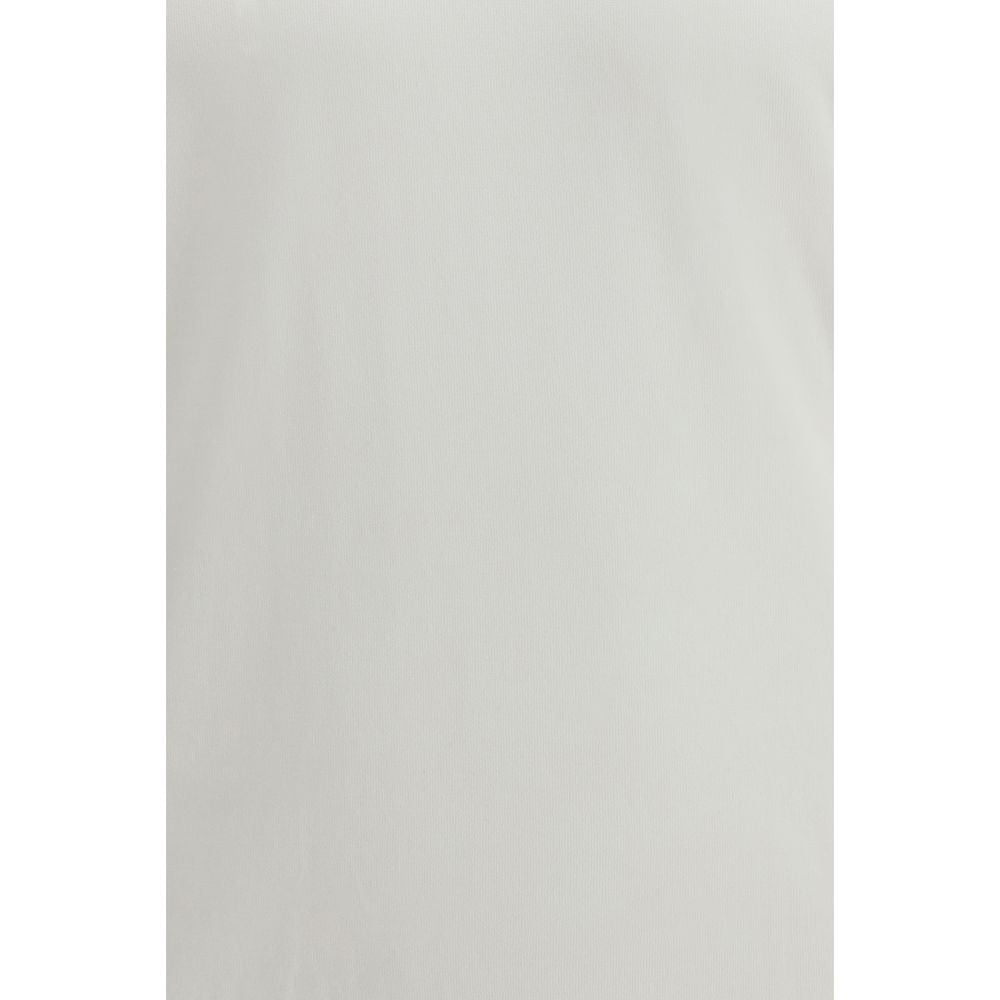 T-shirt en coton blanc Brunello Cucinelli