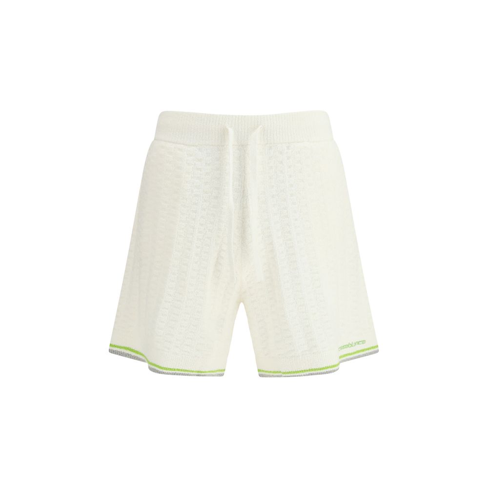 Shorts bermuda en coton blanc Casablanca