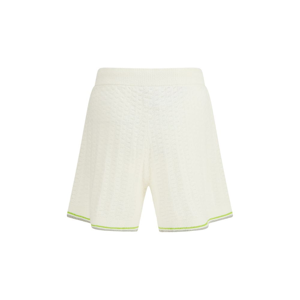 Shorts bermuda en coton blanc Casablanca
