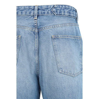 Jacquemus Jeans in denim di poliestere blu
