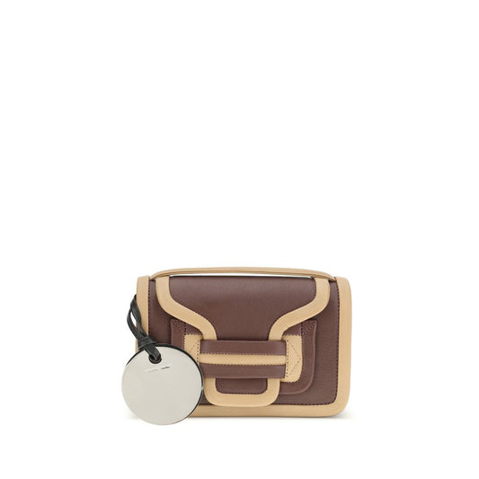 Borsa a Tracolla Pierre Hardy Marrone in Pelle di Vitello Bos Taurus