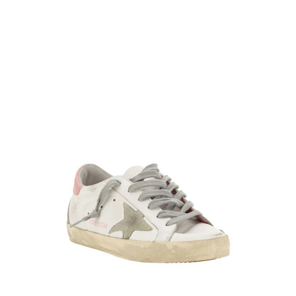Golden Goose White Calf Leather Bos Taurus Sneakers basse