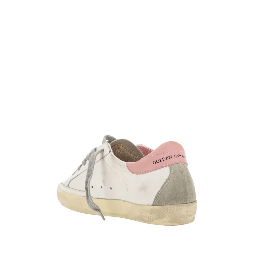 Golden Goose White Calf Leather Bos Taurus Sneakers basse