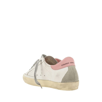 Golden Goose White Calf Leather Bos Taurus Sneakers basse