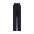 Pantaloni Max Mara blu in triacetato