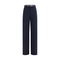 Pantaloni Max Mara blu in triacetato