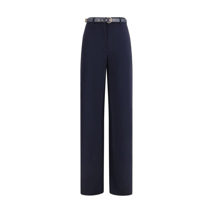 Pantaloni Max Mara blu in triacetato