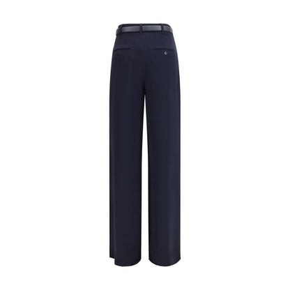 Pantaloni Max Mara blu in triacetato
