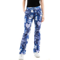 Moschino Pantaloni Casual in Cotone Multicolore