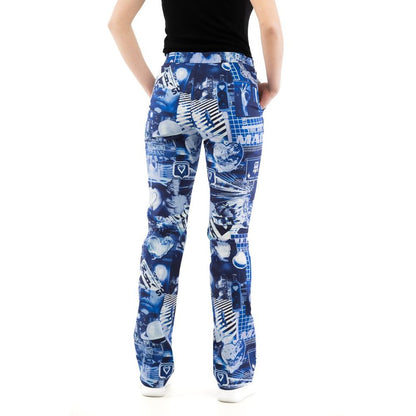 Moschino Pantaloni Casual in Cotone Multicolore