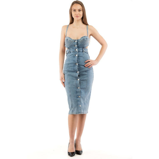 Moschino Abito casual in cotone blu