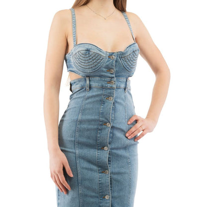 Moschino Abito casual in cotone blu