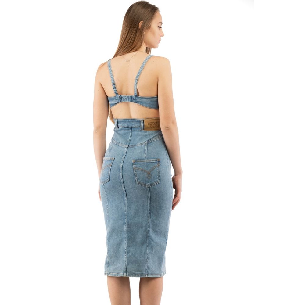Moschino Abito casual in cotone blu
