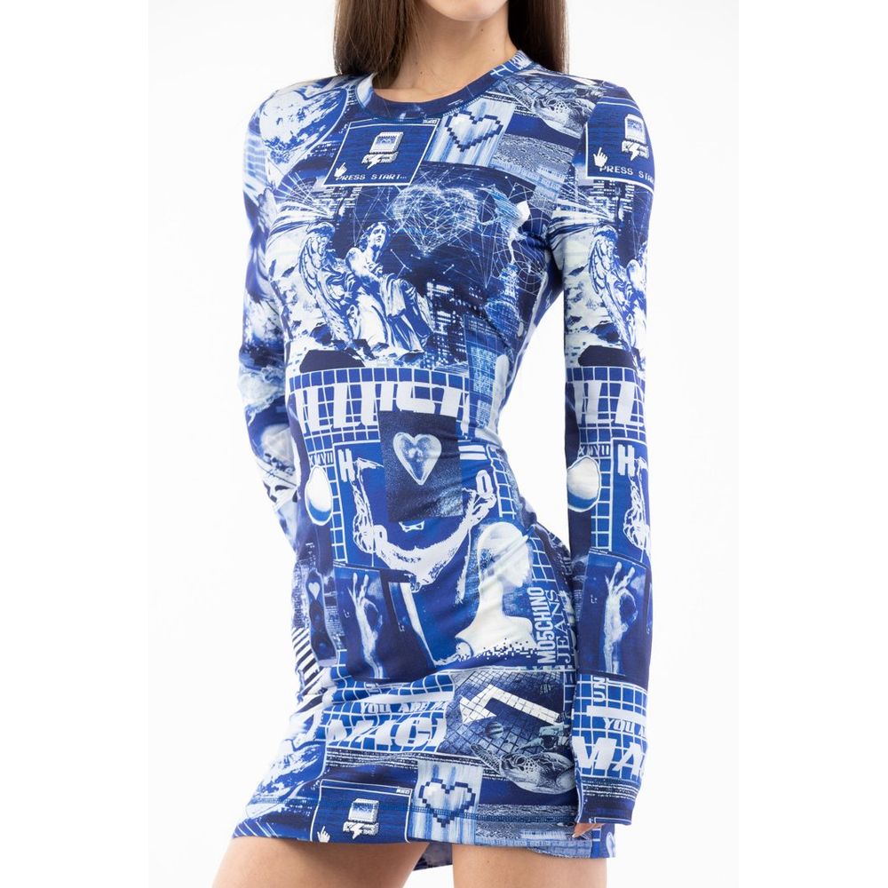 Moschino Abito Casual in Cotone Multicolore