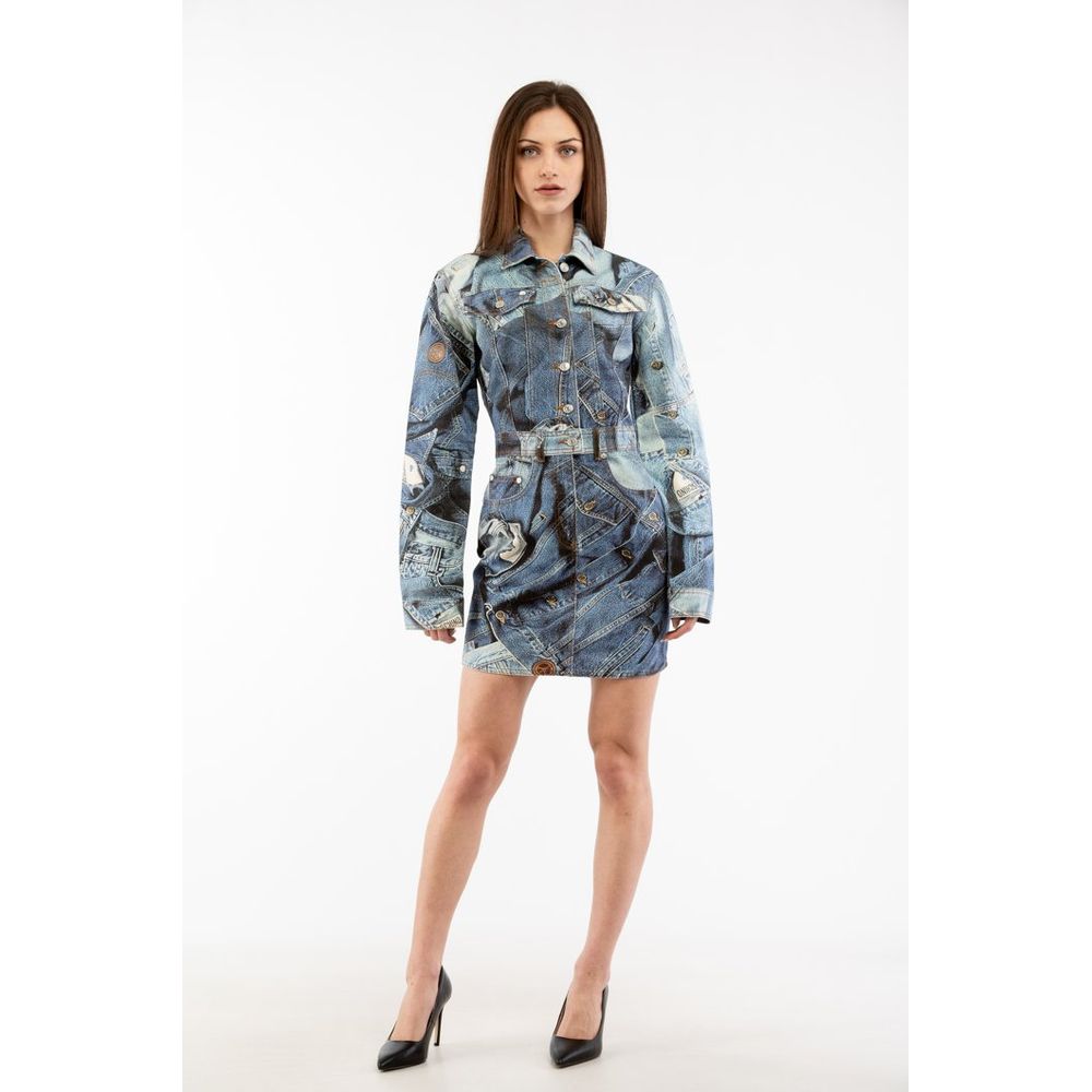 Moschino Abito Casual in Cotone Multicolore