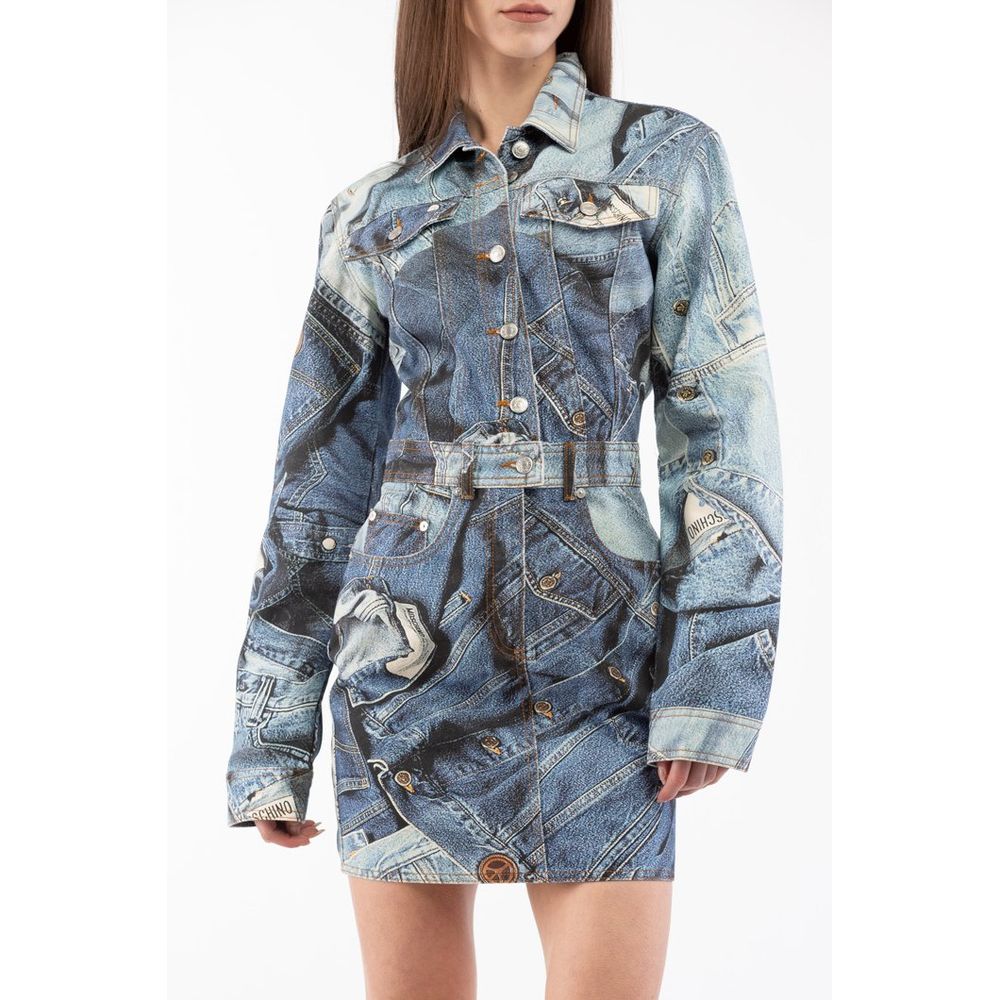 Moschino Abito Casual in Cotone Multicolore