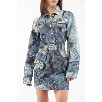 Moschino Abito Casual in Cotone Multicolore