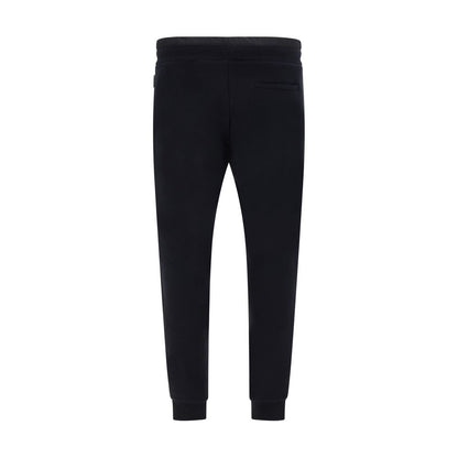 Philipp Plein Pantaloni Della Tuta Neri In Cotone (Pantaloni da Allenamento)