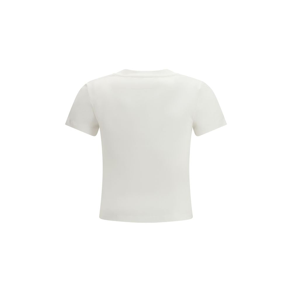 Maglietta in cotone bianco MM6