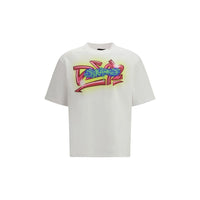 T-shirt bianca in cotone Dsquared²