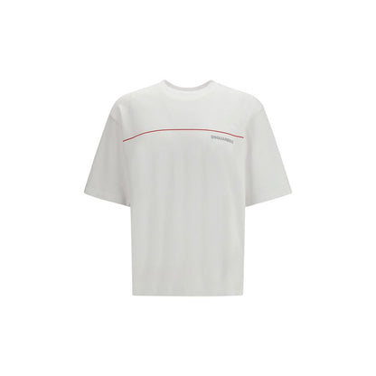 T-shirt bianca in cotone Dsquared²