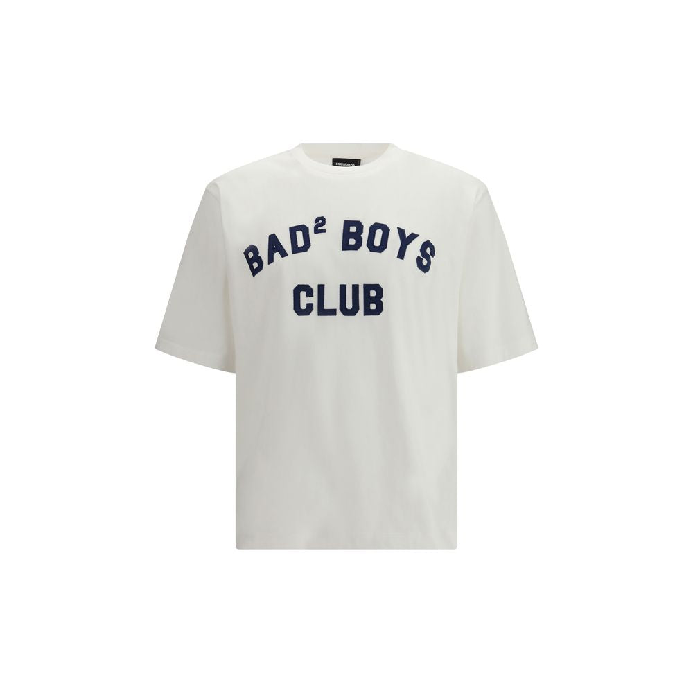 T-shirt bianca in cotone Dsquared²