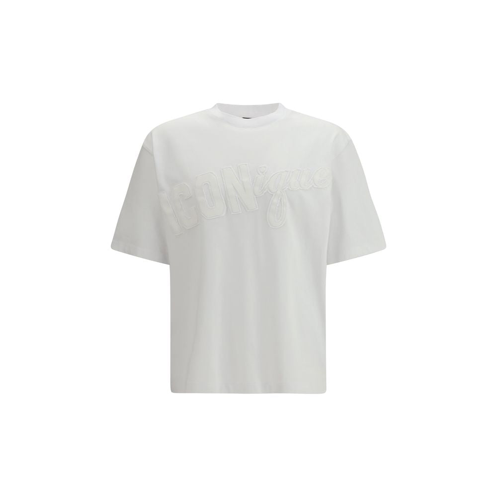 T-shirt bianca in cotone Dsquared²