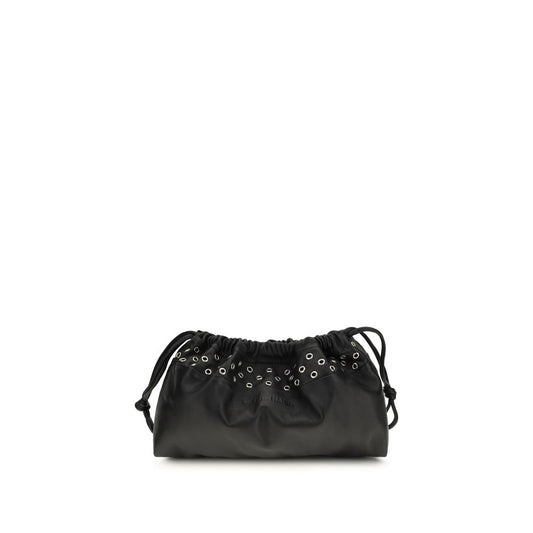 Borsa Clutch Pierre Hardy in Pelle di Vitello Nera Bos Taurus