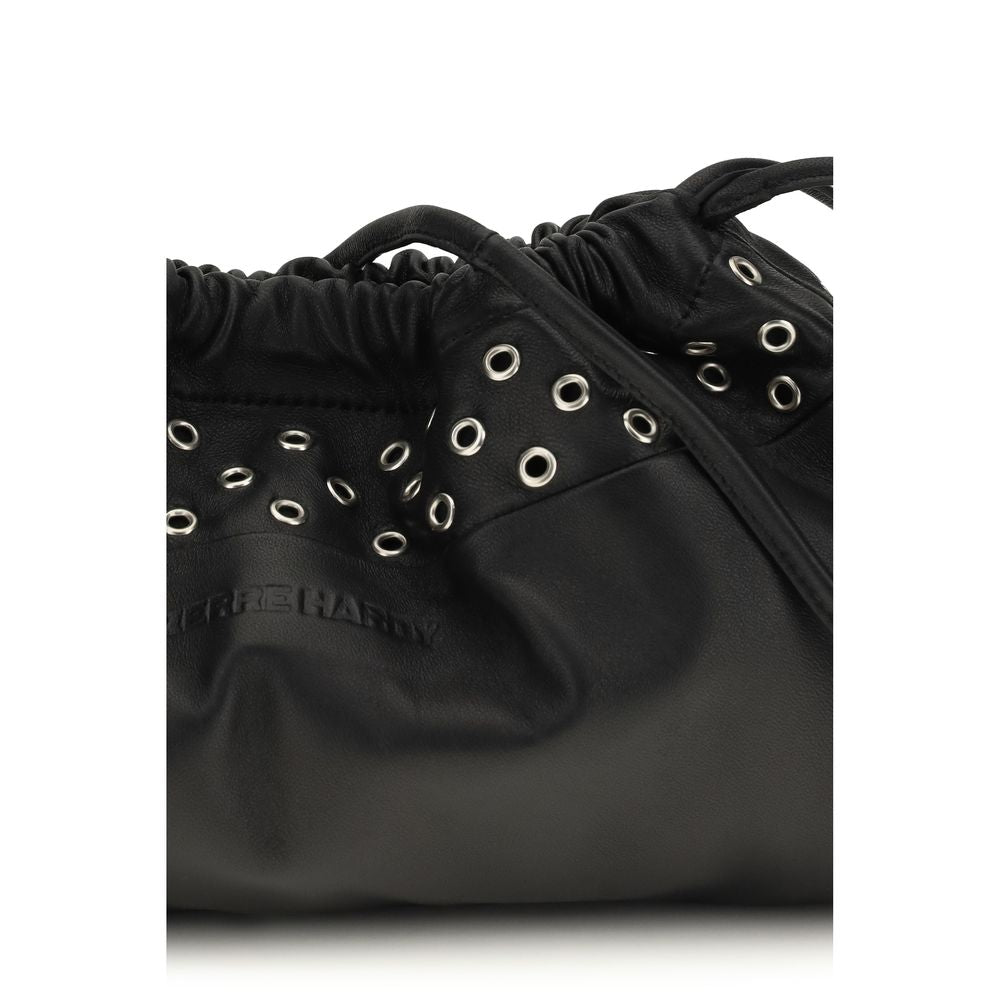 Sac à main Pierre Hardy en cuir de veau noir Bos Taurus