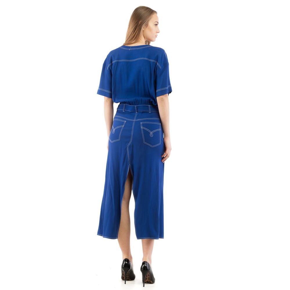 Abito casual Moschino in marabù blu