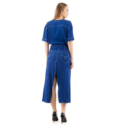 Abito casual Moschino in marabù blu