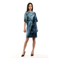 Moschino Abito casual in viscosa multicolor