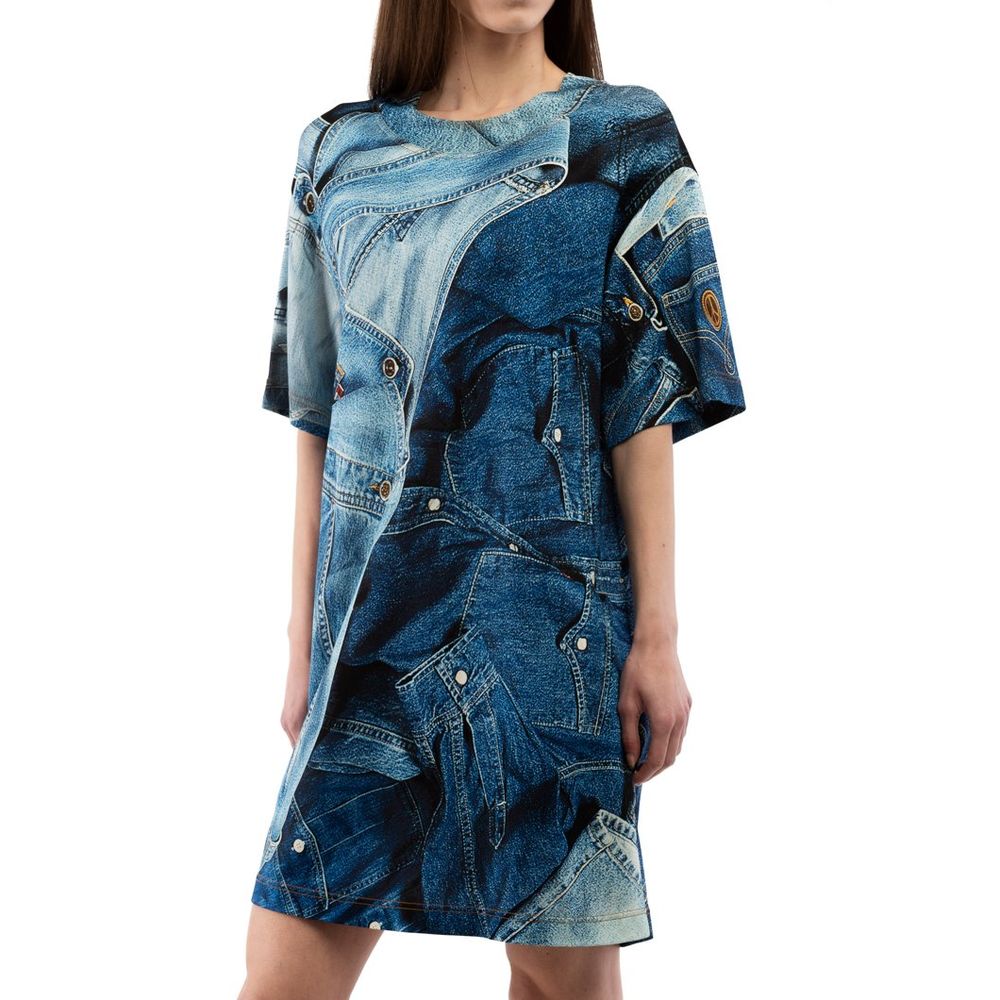 Moschino Abito casual in viscosa multicolor