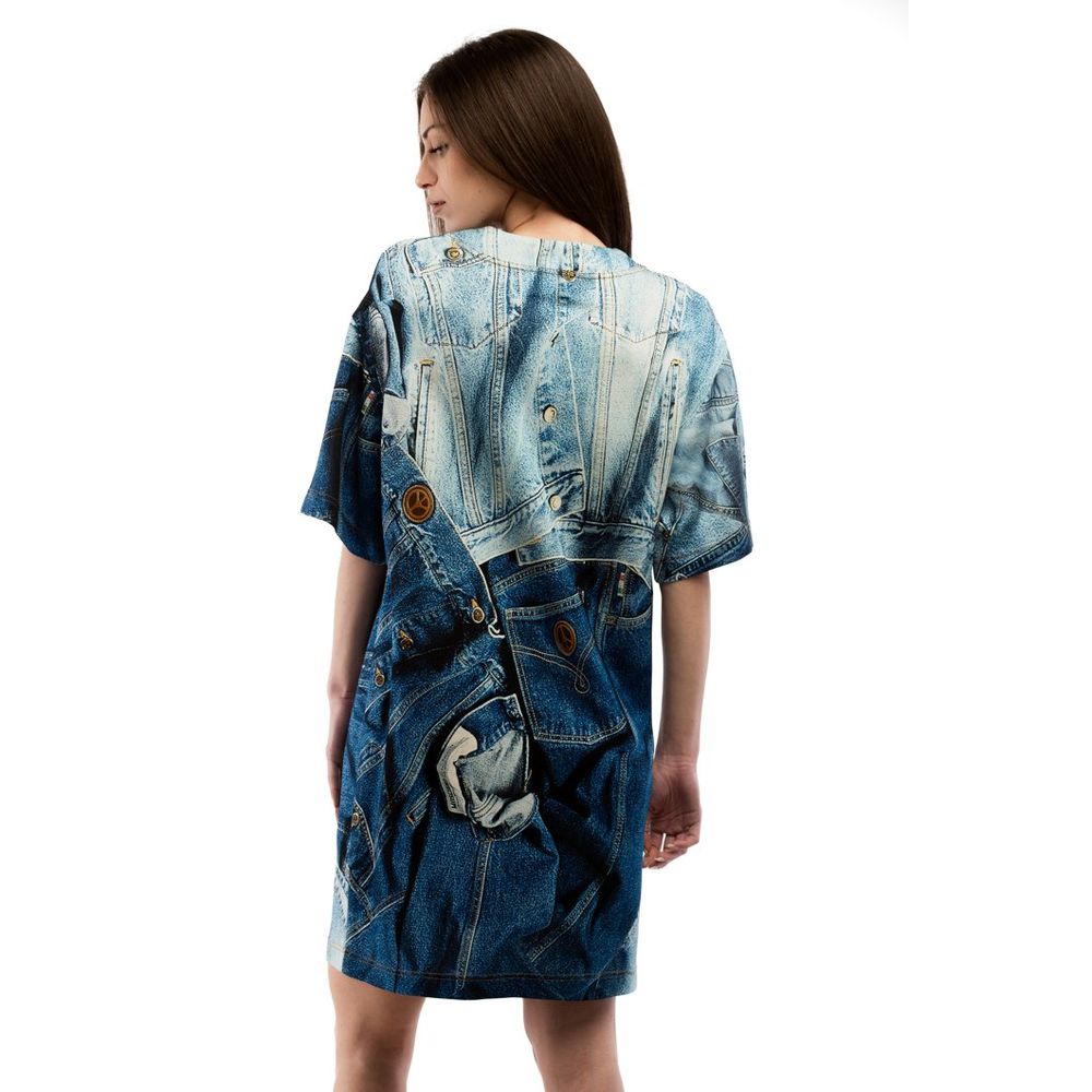 Moschino Abito casual in viscosa multicolor