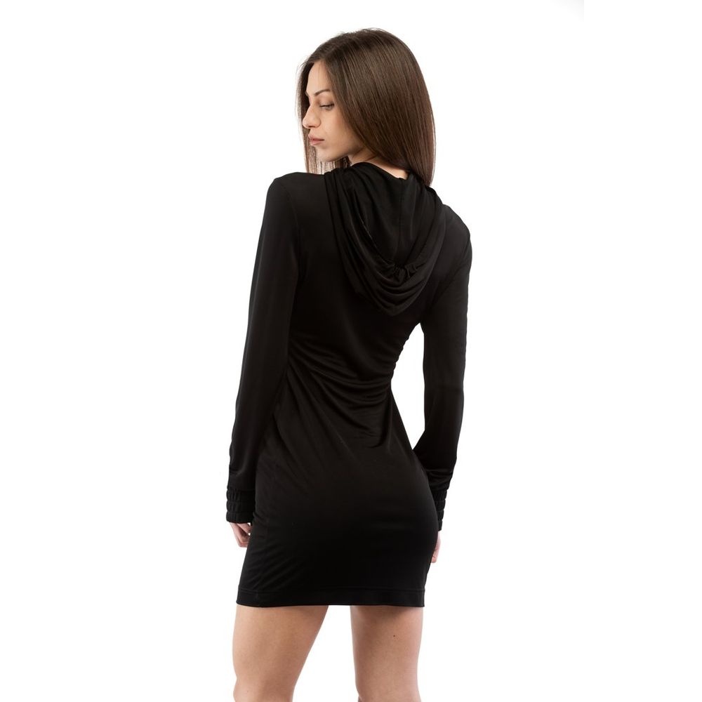 Moschino Abito Casual Nero in Viscosa