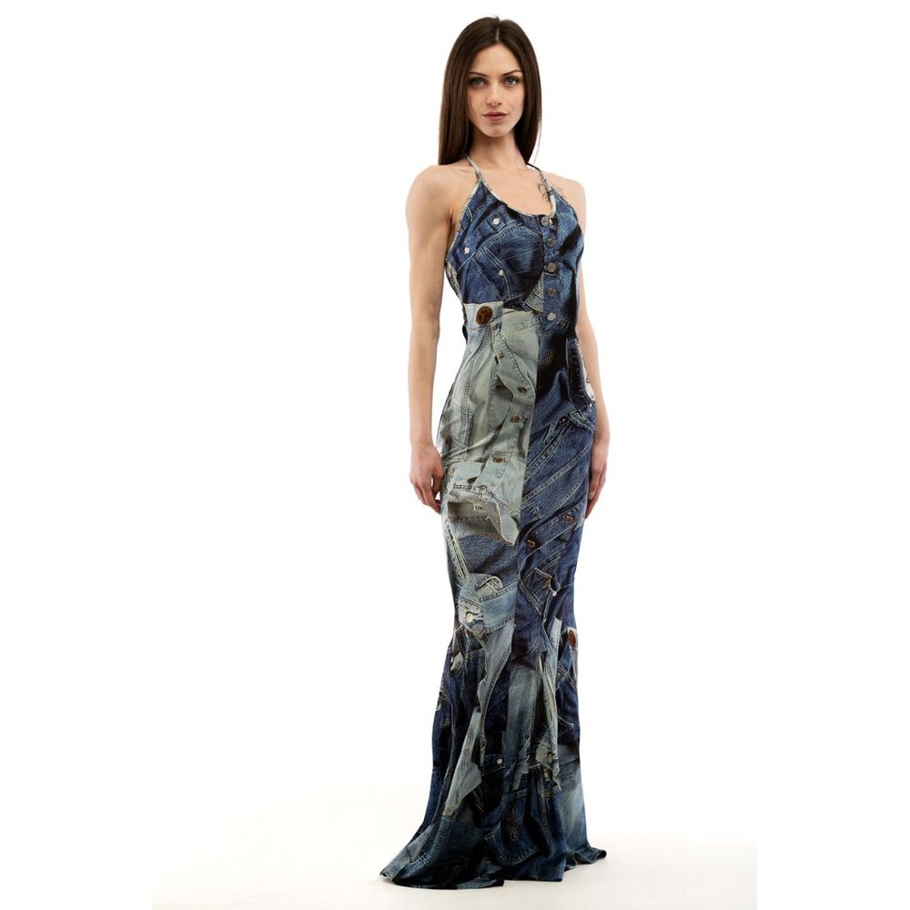 Moschino Abito casual in viscosa multicolor