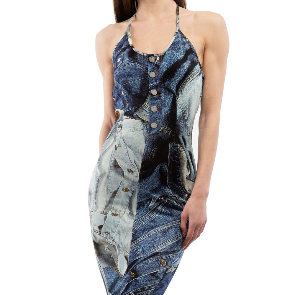 Moschino Abito casual in viscosa multicolor