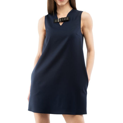 Moschino Vestito Casual in Poliestere Blu