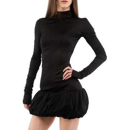 Moschino Abito Casual Nero in Viscosa