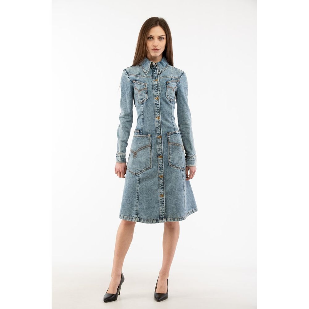 Moschino Abito casual in cotone blu