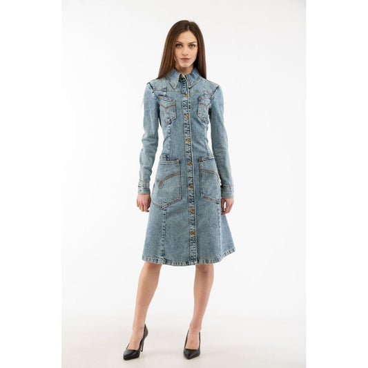 Moschino Abito casual in cotone blu